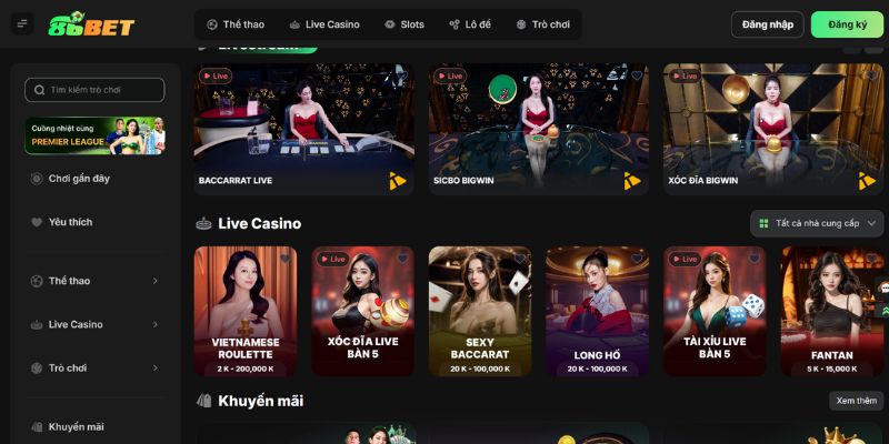 Một vài thông tin nổi bật về nhà cái 86BET